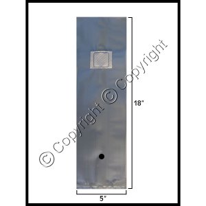(image for) Medium Mushroom Grow Bag w/ Injection Port [0.2 µm Micron Filter] Unicorn Bag Type 10T‑Inj