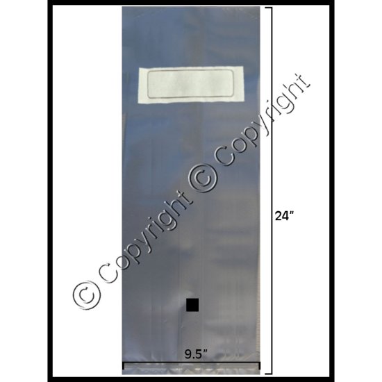 (image for) Extra Large Mushroom Grow Bag w/ Injection Port [5.0 µm Micron Extra-Wide Filter] Unicorn Bag XLS-B-Inj HORIZON