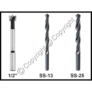 (image for) Drill Bits for Mushroom Liquid Culture Jar Lids