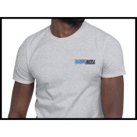 (image for) Embroidered Shroom Supply Logo - Official T-Shirt (White & Grey)