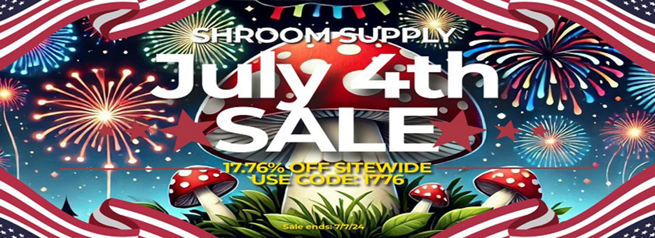 (image for) SHROOM SUPPLY INDEPENDENCE DAY SALE